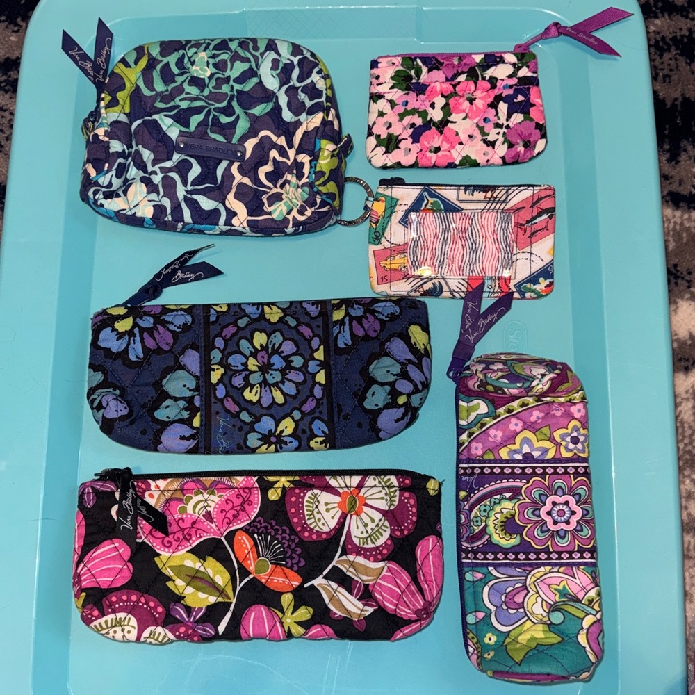 Vera Bradley Colorful Floral Bag Set